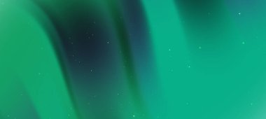 Yıldız arkaplanlı, girdap şeklinde yeşil ve mavi desenler. Dijital sanat veya duvar kağıtları için ideal.