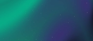 Titrek aurora borealis, dingin bir manzaranın üzerinde dönen renklerle gece gökyüzünü aydınlatır.