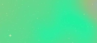 Parlak yıldızlı canlı yeşil eğimli arkaplan, dijital tasarım ve sunumlar için ideal
