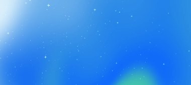 İnce yıldızlı sakin mavi bir arkaplan, dijital tasarım ve sunumlar için ideal