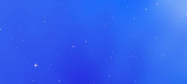 Parıldayan yıldızlarla dolu, dingin bir gece göğü. Derin mavi bir arkaplan, huzuru çağrıştırıyor.