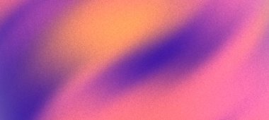 Mor, turuncu ve pembe karışımlı yumuşak eğimli soyut renkli arkaplan