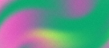 Canlı yeşil, pembe ve mor girdaplı soyut renkli arka plan rüya gibi bir etki yaratıyor.