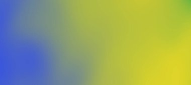 Sanatsal tasarım kullanımı için mavi, yeşil ve sarı renkleri harmanlayan soyut gradyan arkaplan