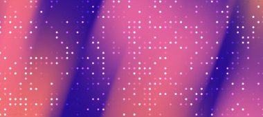 Noktalı desenli yumuşak pembe ve mor renkler içeren soyut gradyan arkaplan