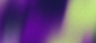 Canlı mor ve yeşil renkler içeren soyut gradyan arka plan, dinamik bir görsel efekt yaratır