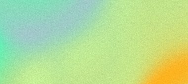 Yaratıcı tasarım kullanımı için yeşil, mavi ve turuncu yumuşak renklere sahip soyut gradyan arkaplan