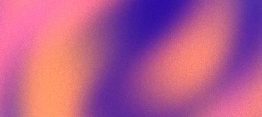 Pembe, mor ve turuncu yumuşak renklere sahip soyut gradyan arkaplan, dijital tasarım için ideal