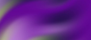 Pürüzsüz akış şekilleri ve yumuşak geçişleri olan soyut mor eğimli arkaplan, tasarım için ideal