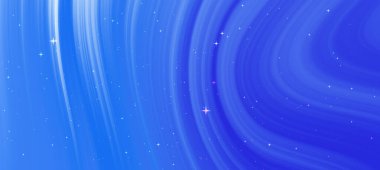 Küçük yıldızlı detaylarla donatılmış soyut mavi arkaplan, dijital sanat ve tasarım için ideal