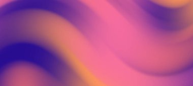 Canlı pembe ve mor renkte soyut dalga desenleri dinamik ve akışkan bir zemin oluşturur.