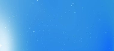 Dağılmış yıldızlı sakin mavi gökyüzü, doğada sakinlik ve sükunet hissi uyandırıyor.