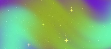 Parıldayan yıldızlarla dolu huzurlu bir manzaranın üzerinde gece gökyüzünü aydınlatan canlı Aurora Borealis.