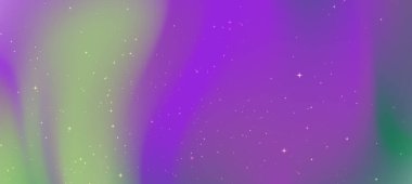 Titreyen Aurora Borealis, huzurlu bir manzaranın üzerinde dönen renklerle gece gökyüzünü aydınlatıyor.