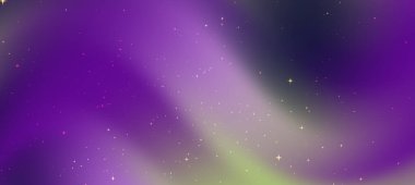 Titreşimli auroralar yıldızlı gökyüzünde dans ederek büyüleyici bir kozmik manzara yaratırlar.