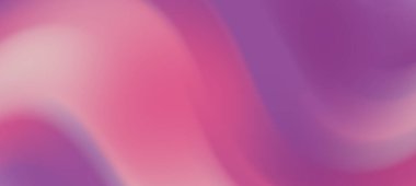 Pembe ve mor tonların pürüzsüz dalgalarını içeren soyut eğimli arkaplan, yaratıcı tasarımlar için mükemmel