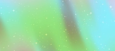 Yumuşak pastel renklerle parıldayan yıldızları barındıran soyut gradyan arkaplan, dijital tasarım için ideal.