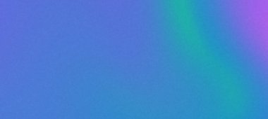 Parlak mavi ve mor renkleri olan soyut bir gradyan atmosfer yaratıyor.