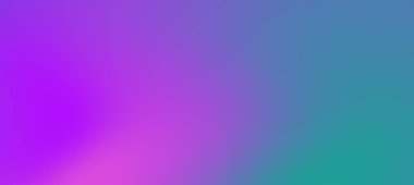 Canlı mor ve deniz mavisi renklerine sahip soyut gradyan arkaplan, yaratıcı tasarımlar ve dijital sanat için ideal.