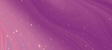 Parlak yıldızlı soyut pembe ve mor girdap arkaplan, dijital tasarım projeleri için ideal