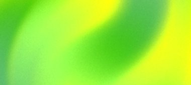 Yumuşak kıvrımlı soyut yeşil ve sarı gradyan, dijital tasarım için ideal.