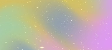 Hafif yıldızlı yumuşak pastel gradyan arkaplan, rüya gibi tasarımlar ve yaratıcı projeler için ideal