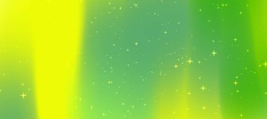 Titreyen yıldızlarla dolu canlı Aurora Borealis huzurlu bir manzarada huzurlu bir gece gökyüzünü aydınlatıyor.