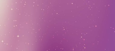 Parlayan ışıklarla dolu parlak pembe ve mor yıldızlı arka plan, yaratıcı projeler için ideal.