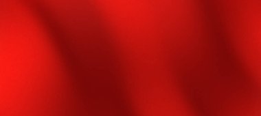 Canlı kırmızı kumaş zarif bir şekilde örtülmüş, yumuşak gölgeler oluşturmuş, arka plan ve tekstil için ideal.