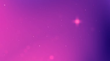 Pembe ve mor renklere sahip canlı bir kozmik arkaplan, parlak yıldızlar ve rüya gibi bir atmosfer.