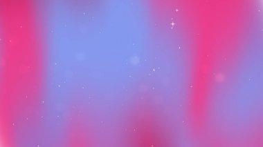 Yumuşak eğimlere ve parıldayan yıldızlara sahip soyut renkli arkaplan, dijital tasarım için ideal