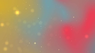 Yumuşak bokeh ışıkları ile soyut renkli arkaplan rüya gibi bir atmosfer yaratıyor