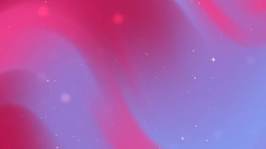 Yumuşak dalgalar ve ışıldayan yıldızlar ile soyut renkli arkaplan, tasarım kullanımı için ideal