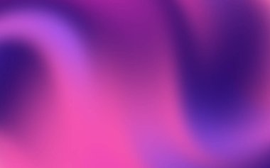 Soyut renkli dalga deseni mor ve pembe renkleri harmanlayarak canlı bir sanatsal zemin oluşturur.