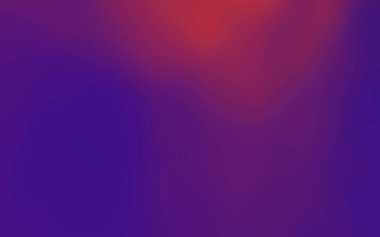 Soyut gradyan arkaplan sıcak kırmızı ve serin mavileri harmanlayarak canlı bir görsel etki yaratır