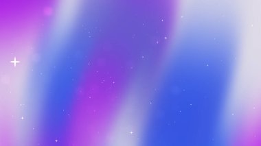 İnce bokeh efektli canlı mor ve mavi tonlara sahip soyut gradyan arkaplan