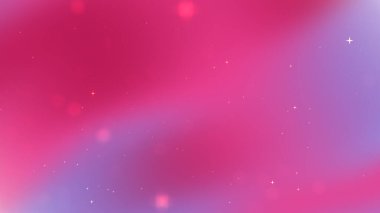 Pembe ve mor renklere sahip soyut gradyan arkaplan, yumuşak bokeh efektleri ve parıldayan yıldızlarla