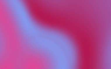 Pembe ve mavi renklerin pürüzsüz dalgalarıyla soyut gradyan arkaplan, yaratıcı tasarımlar için ideal