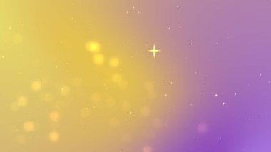 Tasarım kullanımı için yumuşak bokeh ışıkları ve sıcak renklerde parlayan soyut gradyan arkaplan