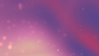 Mor ve pembe renkli yumuşak bokeh ışıkları olan soyut gradyan arkaplan, dijital tasarım için ideal