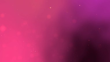 Pembe ve mor renkli bokeh efektleri olan yumuşak eğimli arkaplan, tasarım ve sunumlar için ideal