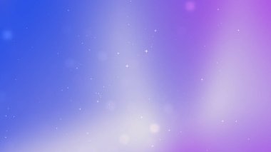 Yumuşak eğimli arka plan, canlı mavi ve mor renkler, hafif bokeh efektleri içerir.