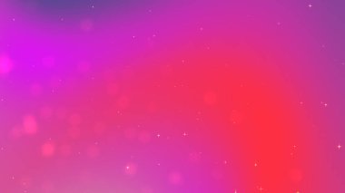 Pembe ve mor renklerin karışımı yumuşak parlak bokeh efektleri içeren canlı ve soyut bir arkaplan