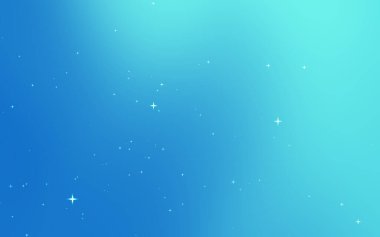 Titreyen yıldızlarla dolu canlı bir kozmik arkaplan, dijital sanat için sakin bir atmosfer yaratıyor.