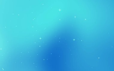 Parlak yıldızlı soyut mavi eğimli arkaplan, dijital tasarım ve yaratıcı projeler için ideal