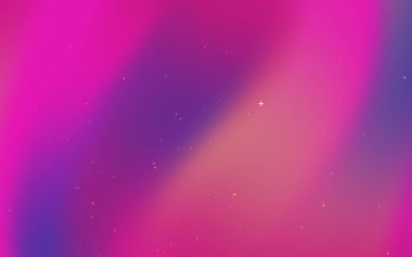 Pembe ve mor renkli parlak renklere sahip soyut renkli bir arka plan rüya gibi bir atmosfer yaratıyor.
