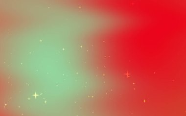 Parlak yıldızlı soyut renkli arkaplan, festival tasarımları ve kutlamalar için ideal.