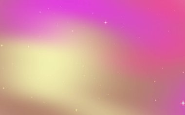 Yumuşak pembe ve altın rengi olan soyut eğimli arkaplan tasarım için rüya gibi bir atmosfer yaratıyor.