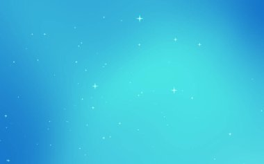 Parlak yıldızlı soyut eğimli arkaplan, huzurlu bir gece gökyüzünü çağrıştırıyor, tasarım için ideal