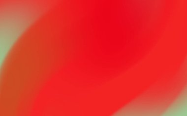 Pürüzsüz akış şekillerine sahip soyut kırmızı ve yeşil gradyan, tasarım projeleri için ideal